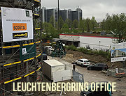 Richtfest für „Leuchtenbergring Office“ im Münchner Stadtteil Haidhausen am 26.04.2017: 75 Prozent der Büro- und Einzelhandelsflächen bereits ein Jahr vor Fertigstellung vermietet (©Foto. Martin Schmitz)